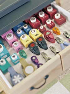 Ultimate Scrapbooking Room at BHG - Punch drawer