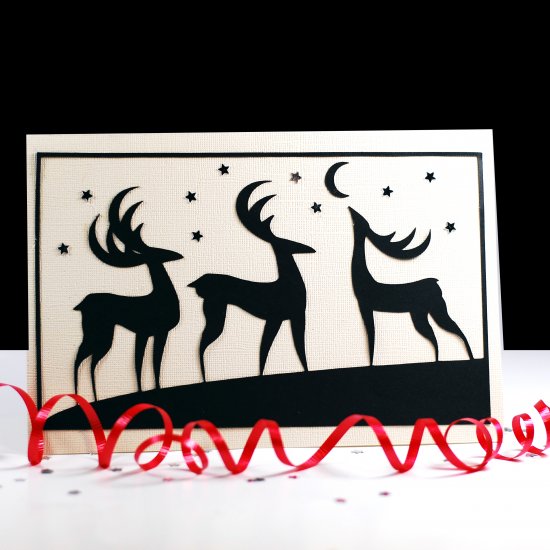 Tutorial - Paper Cut Christmas Card 1