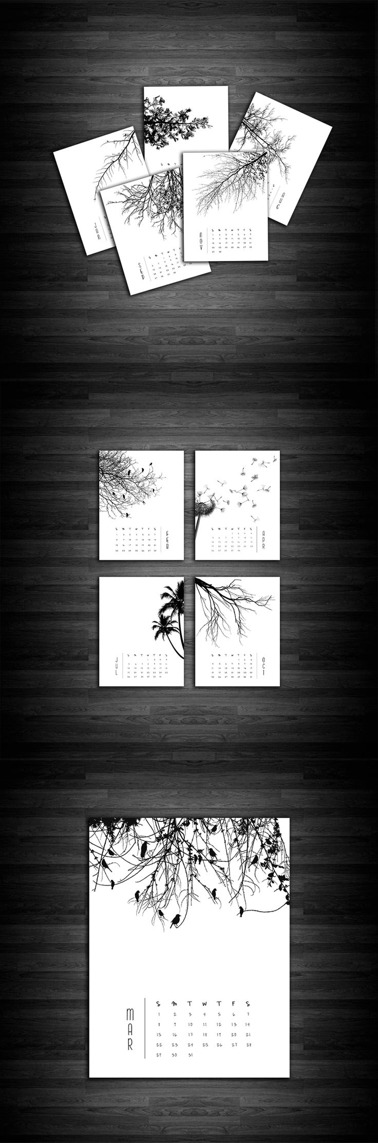 Tree 2015 Calendar from Vanessa Quijano