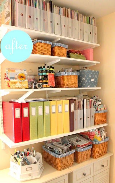 Colorful Binders for organization