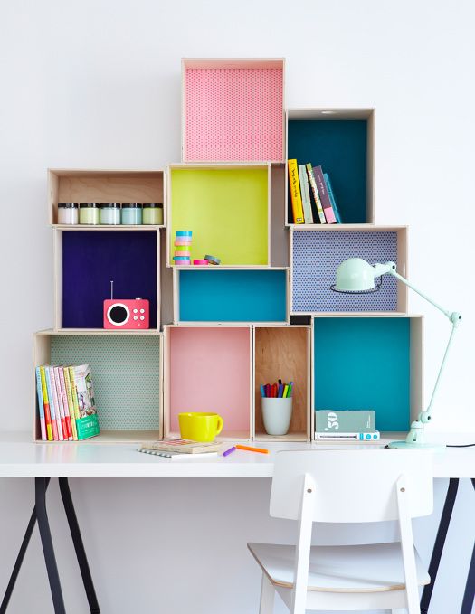 Colorful Crates from Marie Mersier