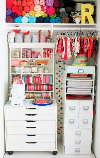 Debbie Campos colorful closet