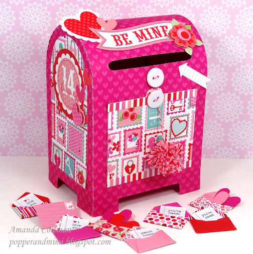 Post Office Valentine Mailbox Doodlebug Amanda Coleman