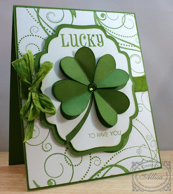 Close To My Heart Cricut St. Patricks Day Card