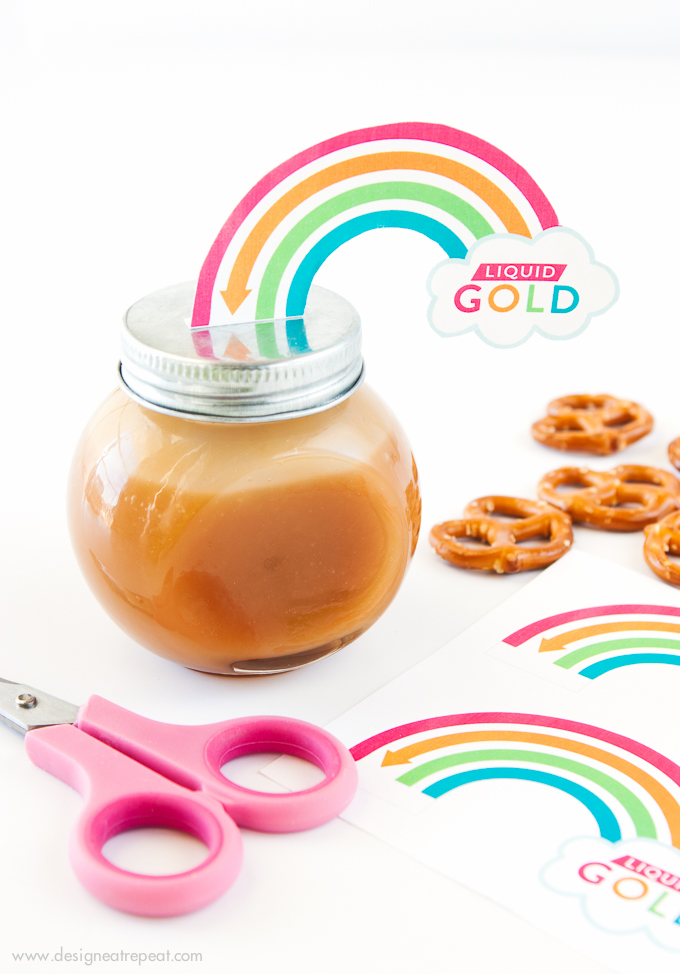 Free Pot of Gold Rainbow Printables from Design Eat repeat