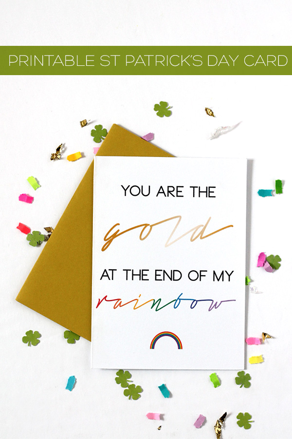 Printable-st-patricks-card-from Squirrelly Minds