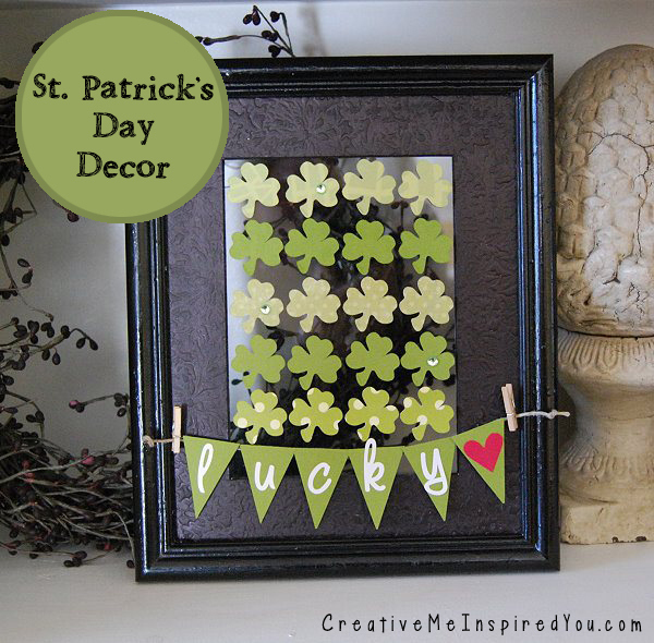 St. Patrick's Day Shamrock and Bunting Decor by Creative Me Inspired You