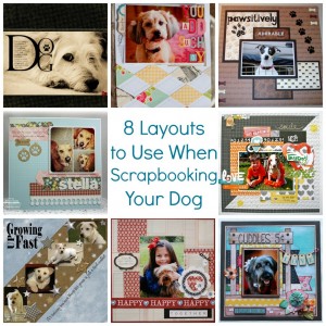 dogs scrapbook layout ideas