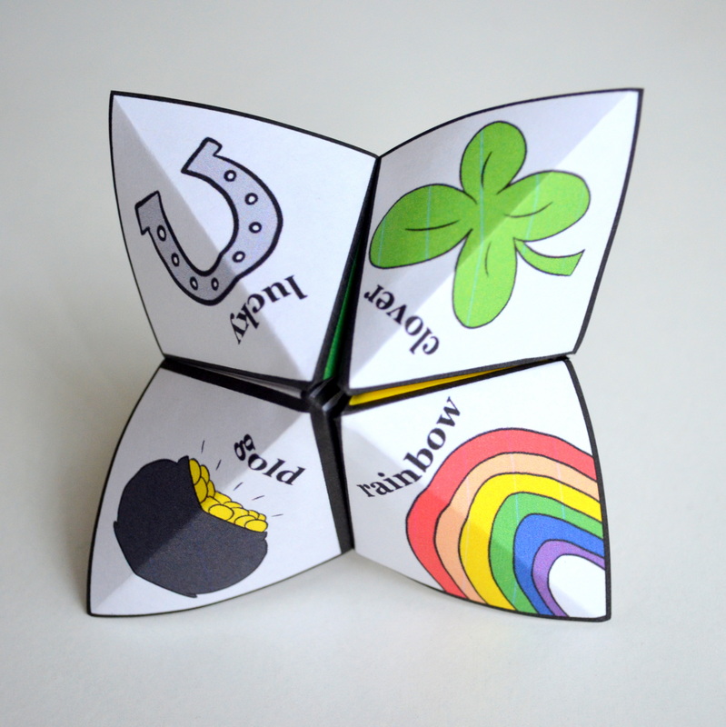 printable St. Patrick's Day Joke Teller from Cozy Reverie