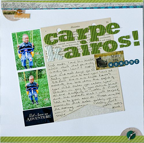 Saturday Inspirations Week 8 - Carpe Kairos Layout