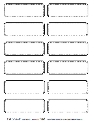 simple black and white labels from Clean Mama