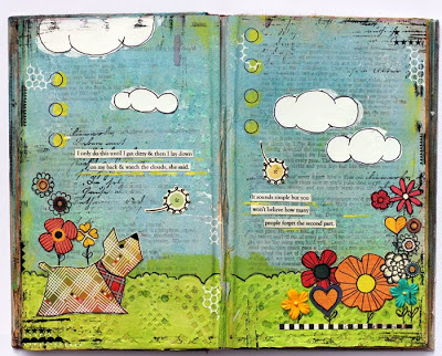 Book of Quotes inside page by Kathie Link