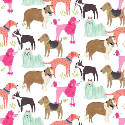 Anna Griffin Dog Breeds 12 x 12 Scrapbook paper