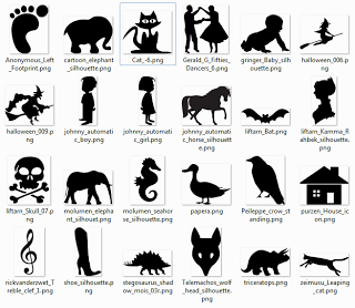 Over 600 free silhoutte SVG Cut files