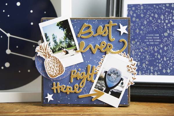 DIY Photo Display Box by Blitsy - keep those summer memories close until next year!