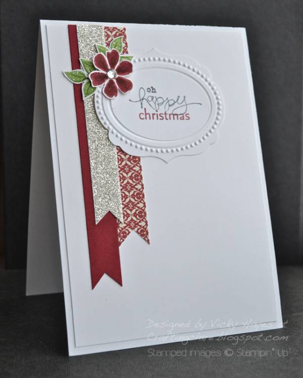 5 Ideas for Easy DIY Christmas Cards - Banners and flower