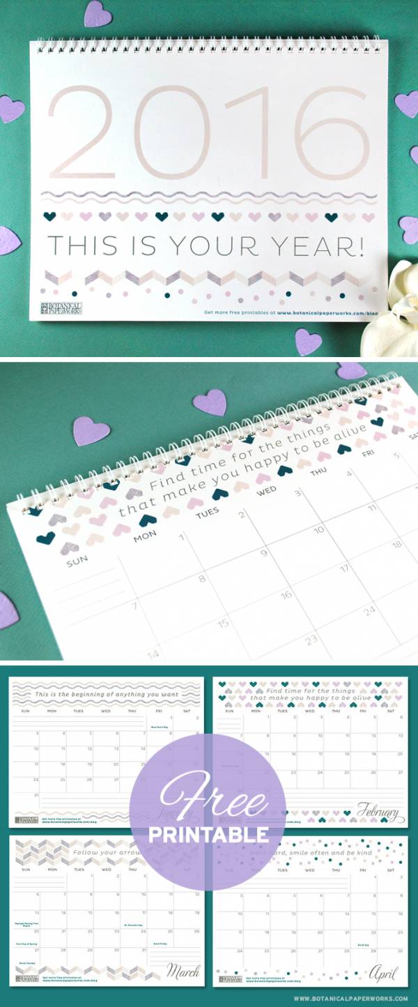 Free-Printable-Calendar-2016-Pattern(1)