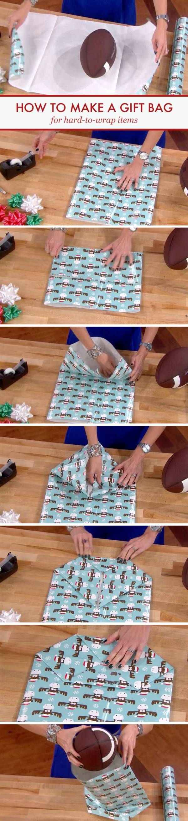 How to Make a Gift Bag for Hard to Wrap Items