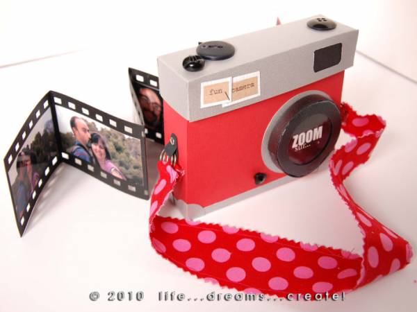 Camera Album with film Strip from Life Dreams Create