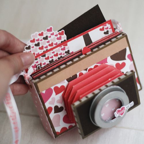 Pink Love Camera Mini by Merdrey