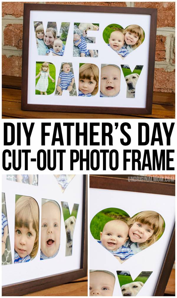 DIY Father's Day Frame Tutorial