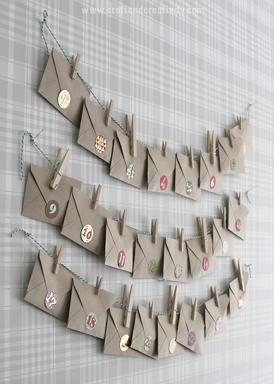 DIY: Modern Paper-Tree Garland