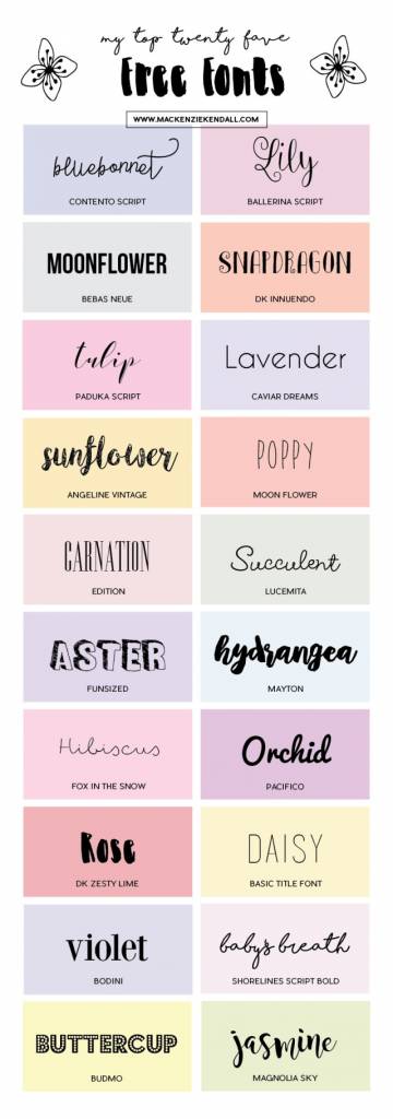 20 Free Fonts For Scrapbooking – Scrap Booking