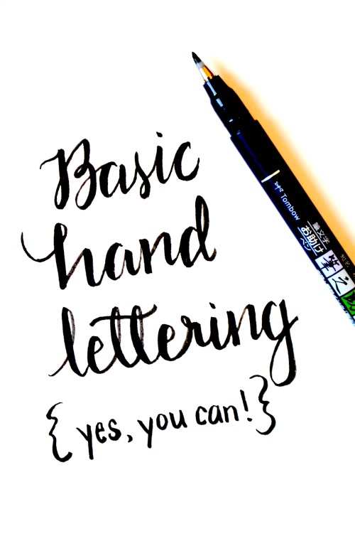 Learn Basic Hand Lettering Scrap Booking