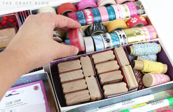 Tutorial Diy Desk Organization Scrap Booking