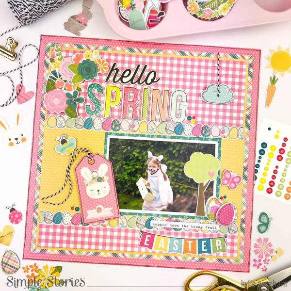Bunny Trail Easter Layout