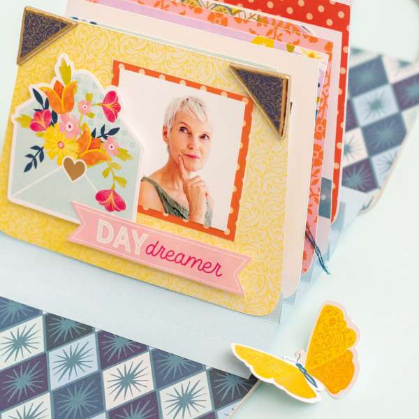Tutorial Diy Mini Patterned Notebooks Scrap Booking