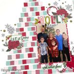 Christmas Tree from Paper Strips Layout