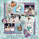 Free Patchwork Digital Scrapbooking Template