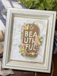 Framed Home Decor Project with Scrapbook Products