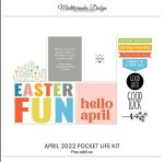 April Pocket Cards Free Download