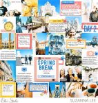 Spring Break Travel Page with Lots of Photos