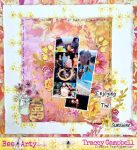 Enjoy the Sunshine Mixed Media Layout