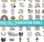 FREE Huge Autumn SVG Bundle Download