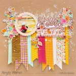 Hello Fall Pennants Layout