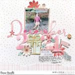 Girly Pink December Layout