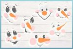 FREE Snowman Faces Download