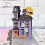 Haunted House Shaped Halloween Mini Album