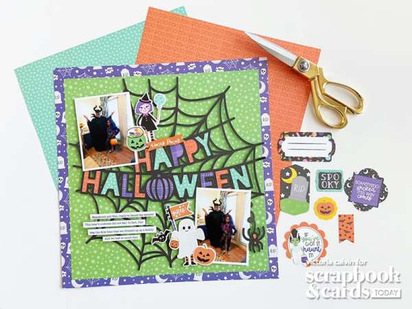 11 Cute Halloween Scrapbook Layout Ideas with a FREEBIE