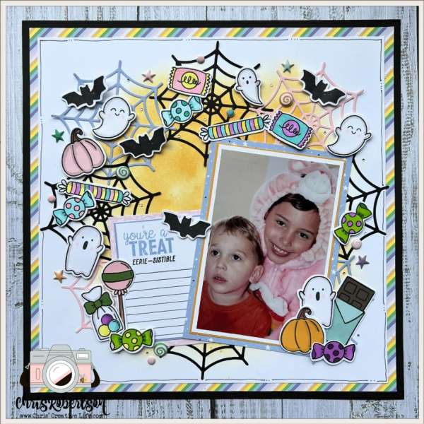 11 Cute Halloween Scrapbook Layout Ideas with a FREEBIE