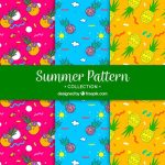 3 FREE Colorful Pineapple Pattern Papers to Download pineapplepapers