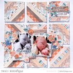 12 Scrapbook Layout Ideas with a Quilted Look and some Sketches quilted1