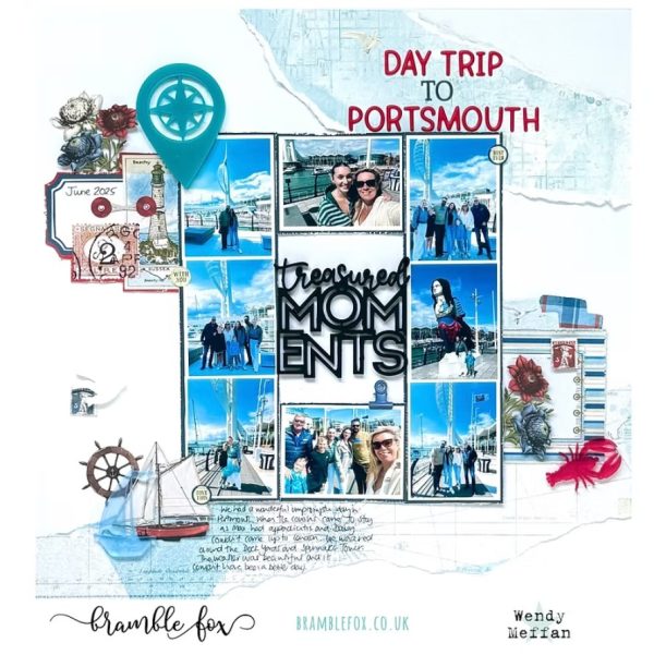 12 Road Trip Travel Scrapbook Layout Ideas