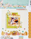 12 Pumpkin Scrapbook Layouts for Fall and Halloween pumpkins1