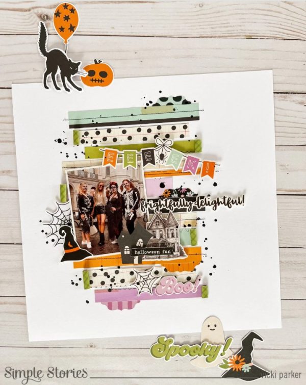 13 Halloween Scrapbook Layout Ideas with Fun Titles