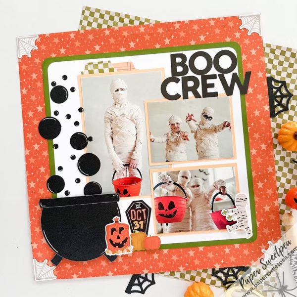13 Halloween Scrapbook Layout Ideas with Fun Titles